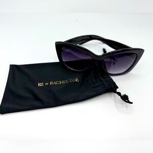 RK by Racheal Zoe Sunglasses, Model RZF22 Black 56-16-131